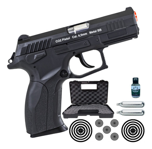 Pistola Pressão Blowback Slide Metal Wingun Cz300 W129 4.5mm