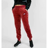 Pants Deportivo Nike Terciopelo Tinto Heritage Talla Chico