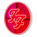 Cuadro Neon Led Logo Foo Fighter Diseño Decoracion 