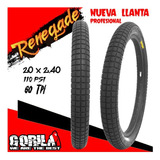 2 Llantas Gorilabmx  20x2.40 110psi Rojo, Negro, Azul,blanco