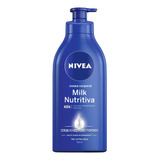 Crema Corporal Nivea Serum Body Milk Nutritiva 625 Ml