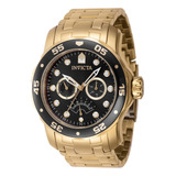 Reloj Para Hombres Invicta Pro Diver 46995 Oro