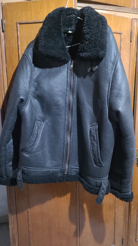 Campera De Cuero Con Corderito, Super Abrigada!