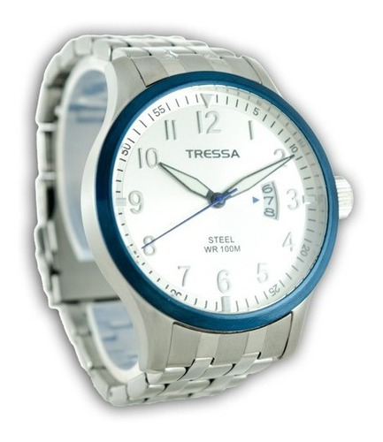 Reloj Hombre Tressa Walker Acero Wr100m Impacto Online