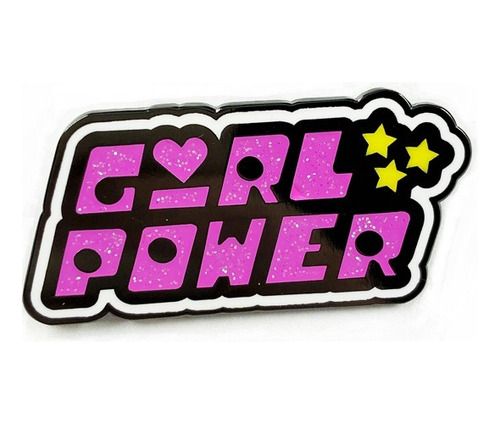 Pin Broche Girl Power