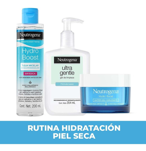 Rutina Agua Bifásica Hydro Boost + Ultra Gentle +hydro Boost