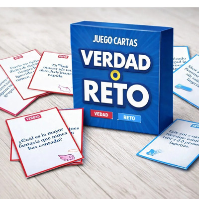 Juego De Cartas Verdad Reto O Shot Fiesta Amigos | Meses sin interés