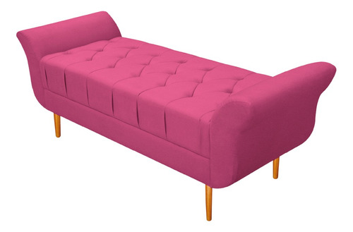 Recamier Estofado Ari 195 Cm King Size Corano Pink - Amarena