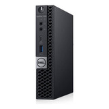 Mini Pc Dell Optiplex Optiplex 7060 Com Windows 10,  I7-8700t, Placa Gráfica  Gráficos Uhd Intel® 630, Memória Ram De  16gb E Capacidade De Armazenamento De 240gb - 110v/220v Cor Preto