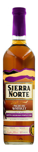 Whiskey Oaxaqueño Sierra Norte Maíz Morado 750ml