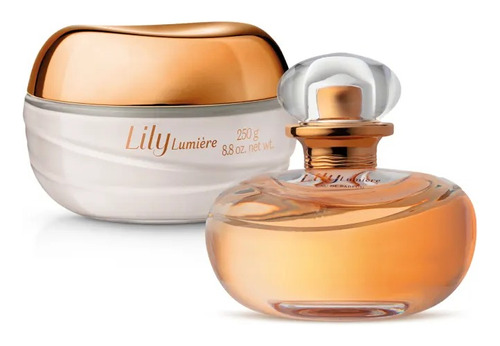 Kit Lily Lumiere Perfume + Hidratante Acetinado Boticário