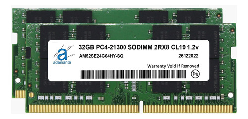 Actualización Memoria Adamanta 64 Gb (2 X 32 Gb) iMac 27 5k