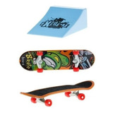 Skate De Dedo Com Rampa Brinquedo Com Obstáculo Fingerboard