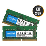 Kit Memória Notebook Ddr4 32gb 3200mhz (2x16gb) 1.2v Crucial