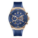 Guess Us Men's Blue Multifunction Watch, One