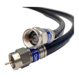 Cable Coaxial Rg-6 Con Campanas Rollo 100 Metros