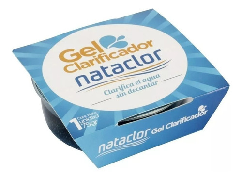 Gel Clarificador Nataclor X Unidad 75 Gr No Decanta Swimclor