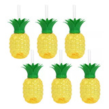 Vaso Piña Fiesta Hawaiana Termo Plastico Hawai Tropical 6 Pz