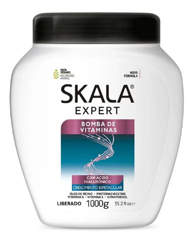 Creme De Tratamento Skala Bomba De Vitaminas 1kg