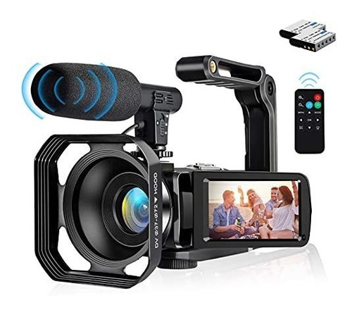 Lovpo Video Camera Camcorder-4k Digital Camera-vologging Cam
