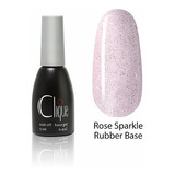 Clique Rubber Rose Sparkle Base 12 Ml