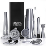 11-piece Bartender Kit Boston Cocktail Shaker Bar Set