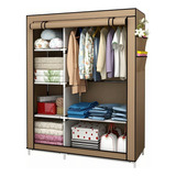 Closet Organizador Armario Portatil Compartimientos Perchero