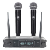 Profesional Micrófonos 2 Handheld Uhf Microfonos Inalámbrico