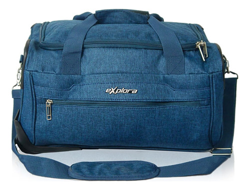  Explora  Maleta Blanda  Adultos  Azul  Valencia  43 Cm X 22 Cm X 34 Cm