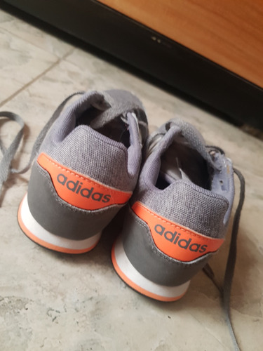 Zapatillas adidas Nene Niño Varón Gris Naranja Orignales