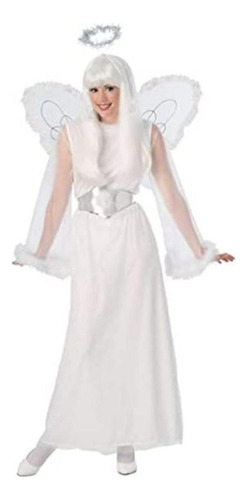 Disfraz Mujer De Ángel De Nieve - Talla Única Halloween