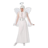 Disfraz Mujer De Ángel De Nieve - Talla Única Halloween