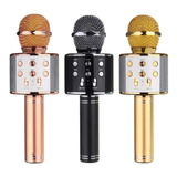 Micrófono Karaoke Bluetooth Mp3 Tres Colores