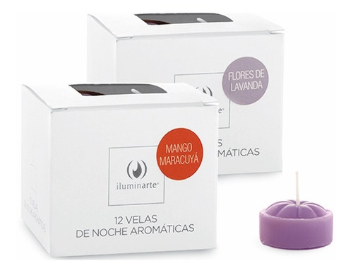 Kit Velas De Noche Aromáticas Vela 1 Caja X 12 Unidades