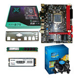 Kit Processador I5 3470 + Placa Mãe 1155 + 8gb + Ssd 256gb 