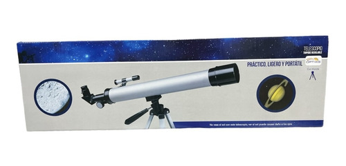 Telescopio Refractor Con Tripode Regulable  - 50x/100x