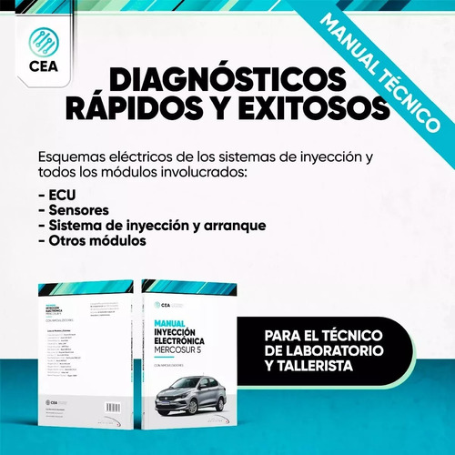  Manual Inyección Electrónica Mercosur 5 Cea - Novedad 2023