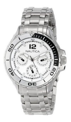 Reloj De Acero Inoxidable Nautica N21561m Nst 02 Mid Classic