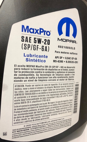 Kit Cambio De Aceite Y Filtro Jeep Liberty V6  Original Foto 4