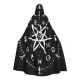 Capa Unisex Con Capucha Wicca Zodiac Cloak Vampire Wi