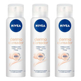 Desodorante Aero Nivea 150ml Fem Tom Natural-kit C/3un