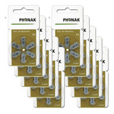 Pilha Auditiva 10 Phonak Bateria Pr70 Kit 60 Unidades