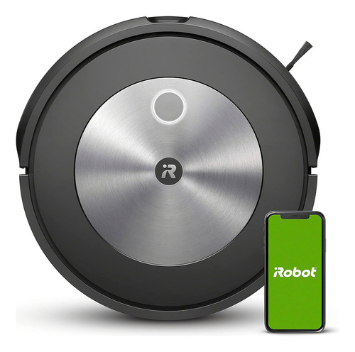 Aspiradora Irobot Roomba J7 Control Por Voz Color Negro