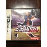 Pro Evolution Soccer 2007 Semi-novo Para Nintendo Ds