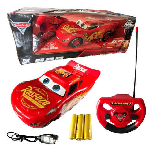 Coche Radio Control Disney Rayo Mc Queen Juete Para Niños Rc