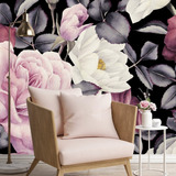 Tapiz Wallpaper Flores Rosas Vinil Decorativo Autoadherible Color Vintage Roses