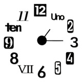 Reloj De Pared Mix Relieve Madera Calada 20cm Decotronica