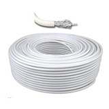 Pack 2 Rollos Cable Coaxial Rg6 Blanco 305 Mts 