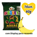 Disqueti Chocolate E Trufa De Banana (display Com 16un 60g)