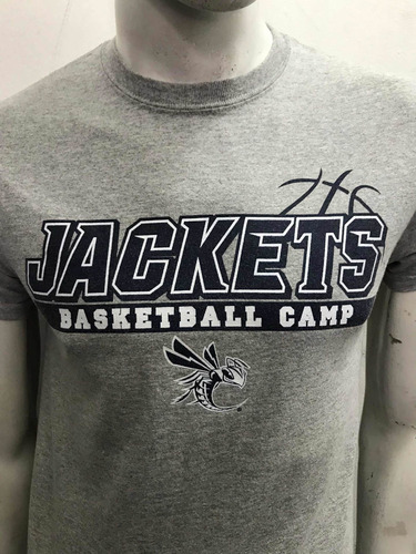 Remera Gildan Jackets Basketball Camp Importada